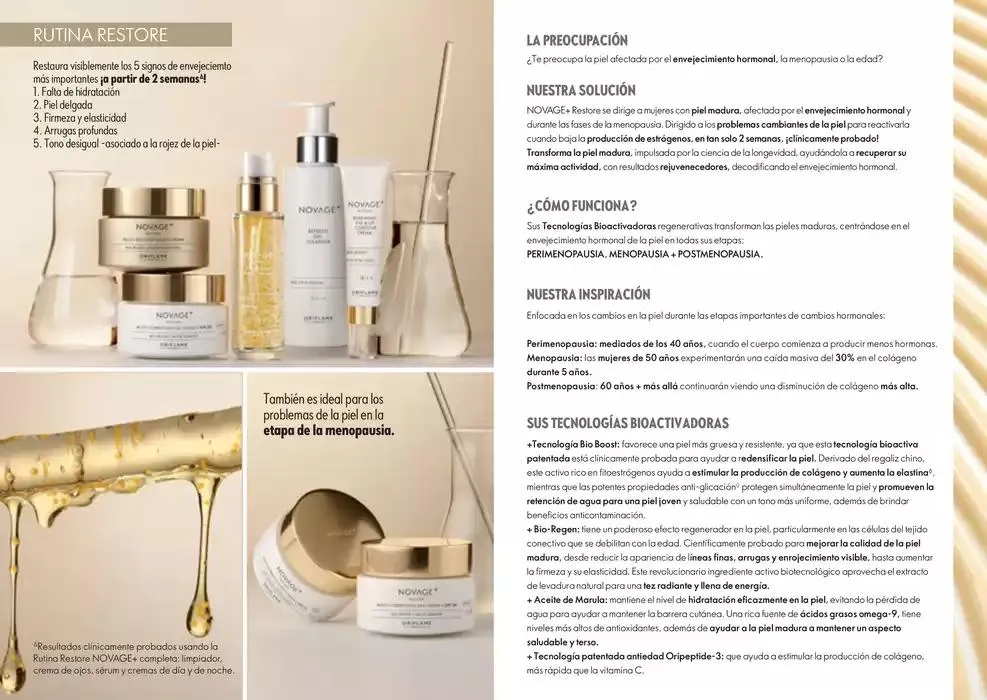 Catálogo de Oriflame Guía de Producto Novage+ 2025 10 de marzo al 7 de abril 2025 - Página 16