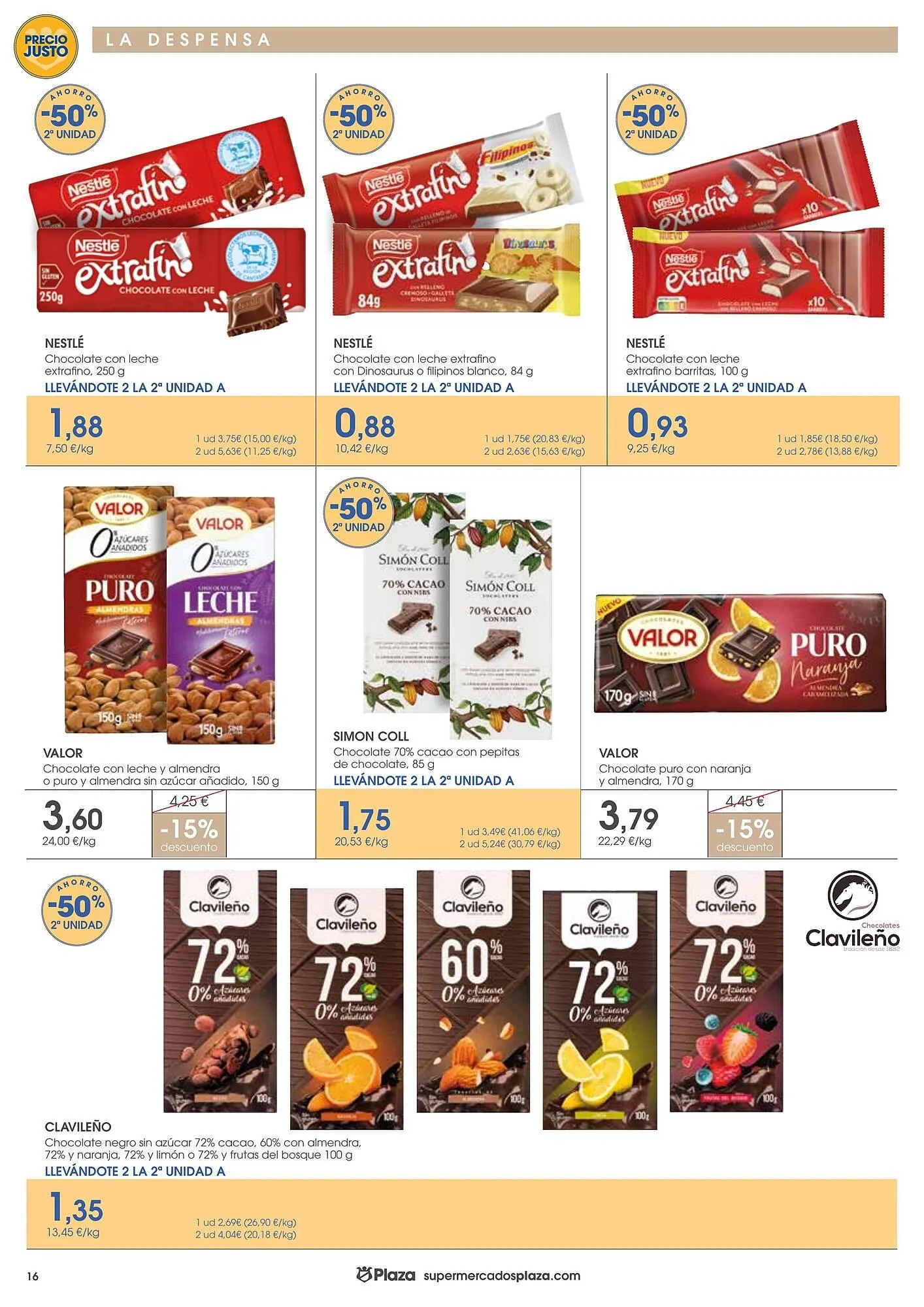 Catálogo de Folleto Supermercados Plaza 10 de abril al 22 de abril 2026 - Página 16