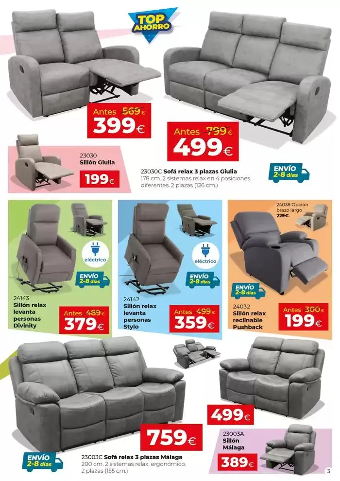 Catálogo de Más muebles por menos dinero 1 de octubre al 20 de octubre 2024 - Página 3