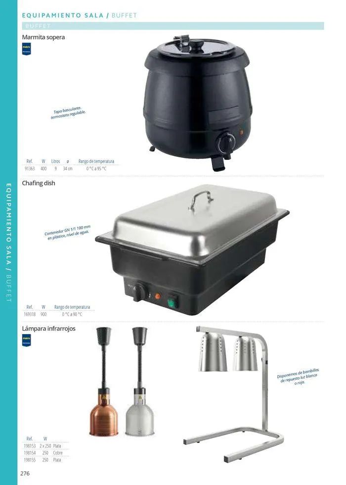 Catálogo de Equipamiento y suministros 23 de julio al 30 de noviembre 2024 - Página 276