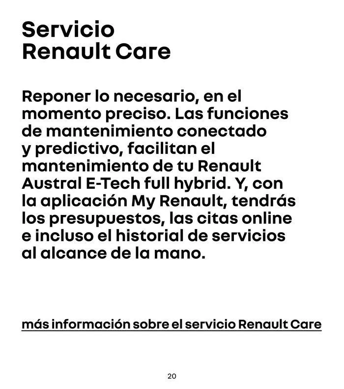 Catálogo de Renault Austral 1 de junio al 1 de junio 2025 - Página 20