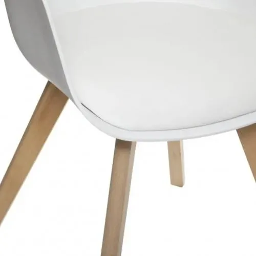 SILLA DE COMEDOR "BAYA" BLANCA