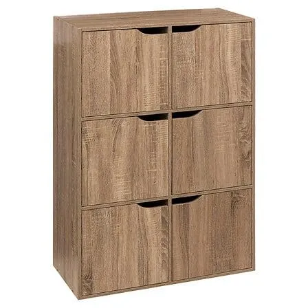 ESTANTERIA CON 6 PUERTAS