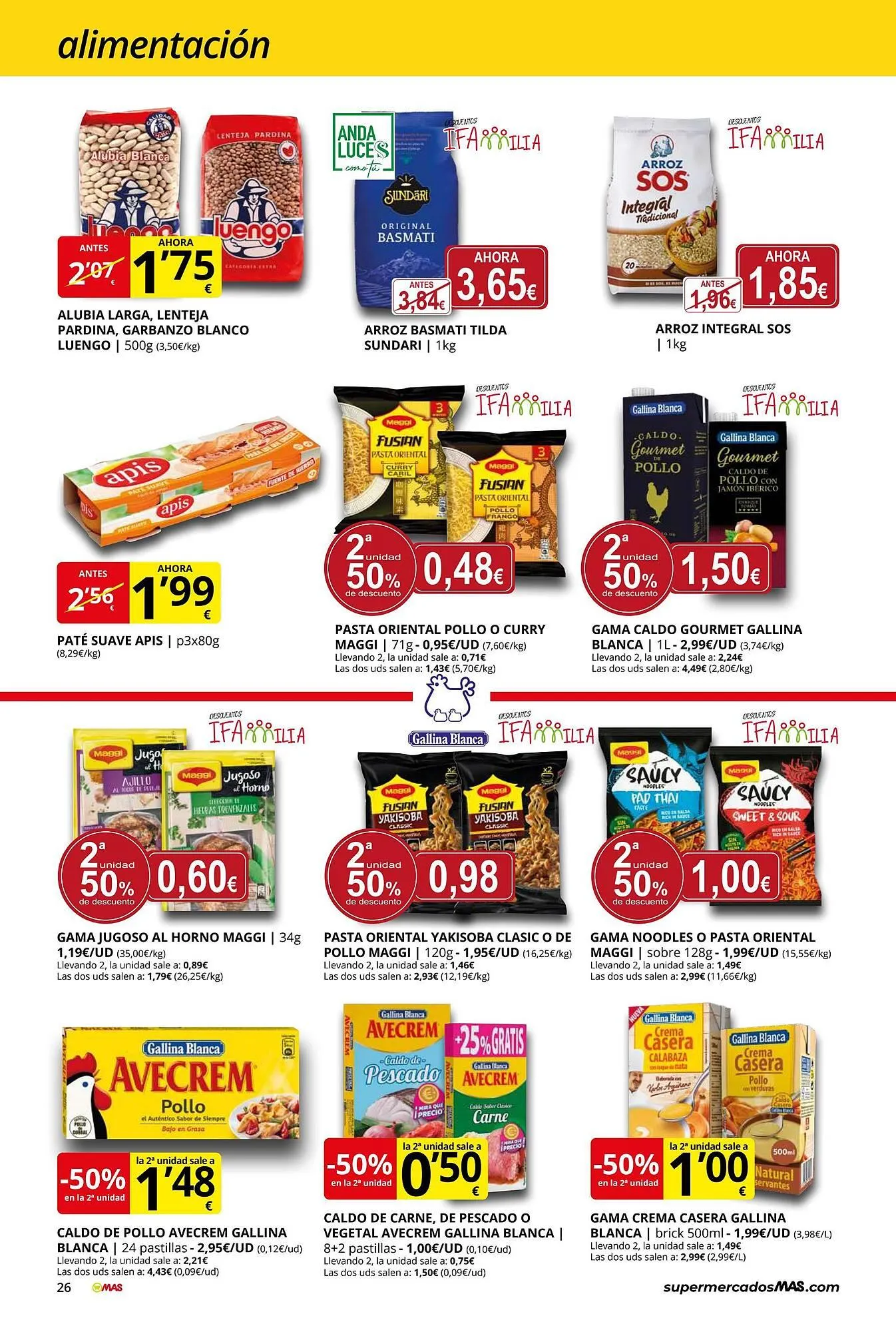Catálogo de Folleto Supermercados MAS 29 de agosto al 30 de septiembre 2025 - Página 26