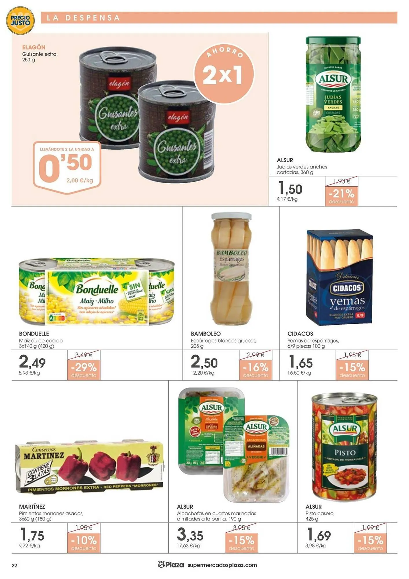 Catálogo de Folleto Supermercados Plaza 9 de enero al 21 de enero 2026 - Página 22