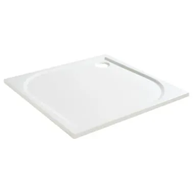 Plato de ducha mineral limsky blanco 90x90 cm