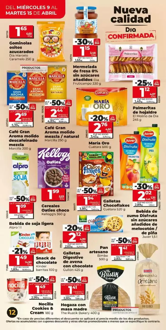 Catálogo de Nueva calidad Dia del 09/04 al 15/04 9 de abril al 15 de abril 2025 - Página 12