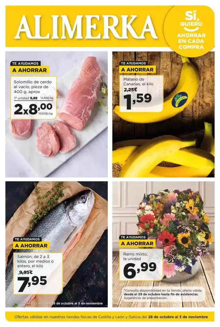 Catálogo de Catálogo Alimerka Castilla 28 de octubre al 3 de noviembre 2024 - Página 1