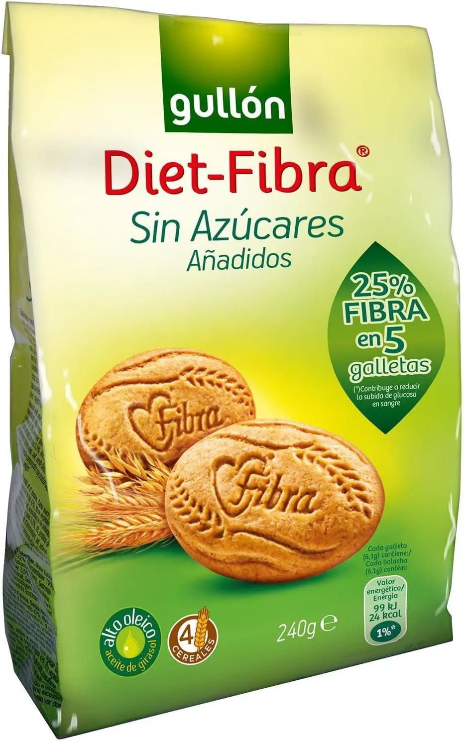 DIET FIBRA SIN AZÚCAR 240G