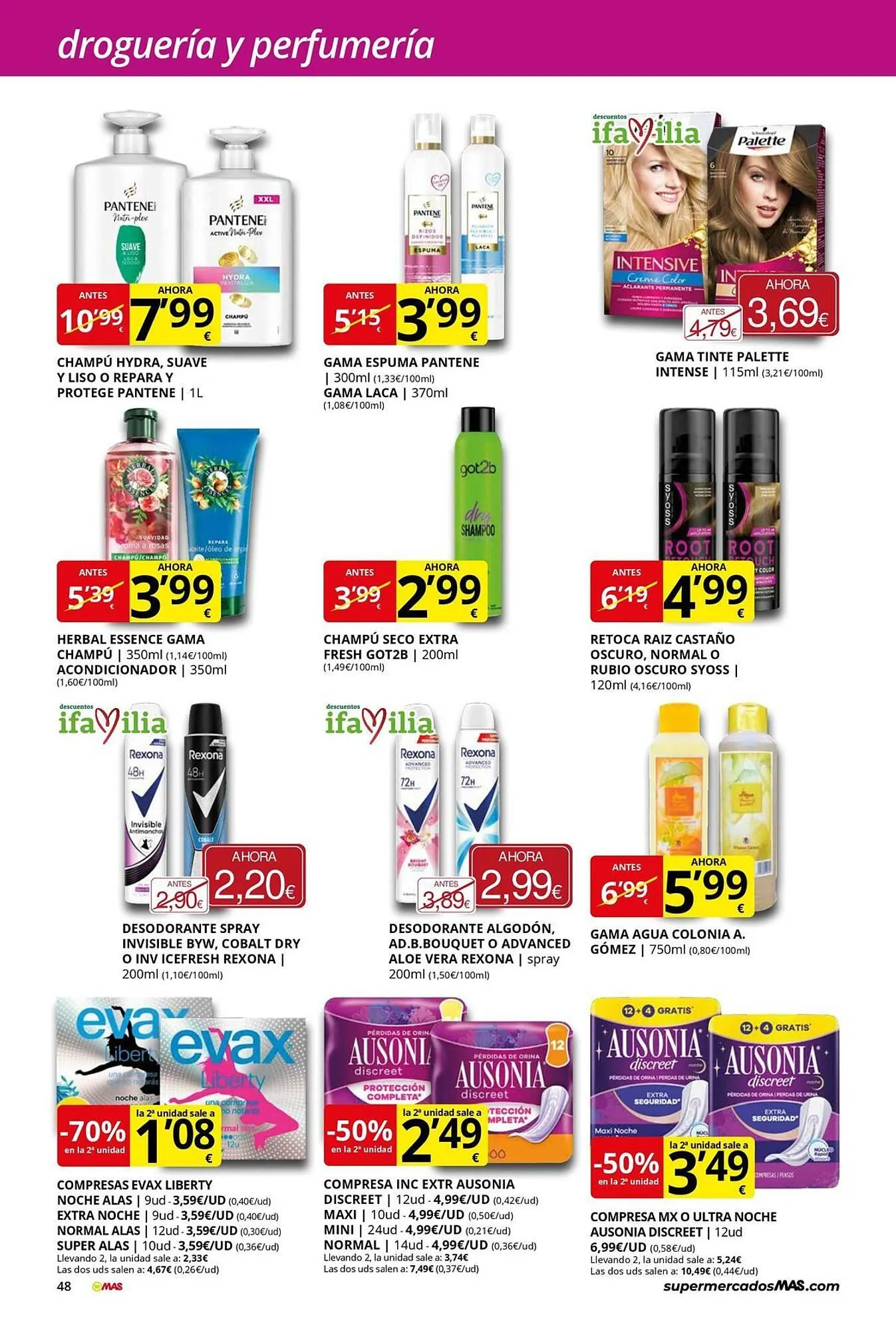 Catálogo de Folleto Supermercados MAS 27 de marzo al 29 de abril 2026 - Página 48