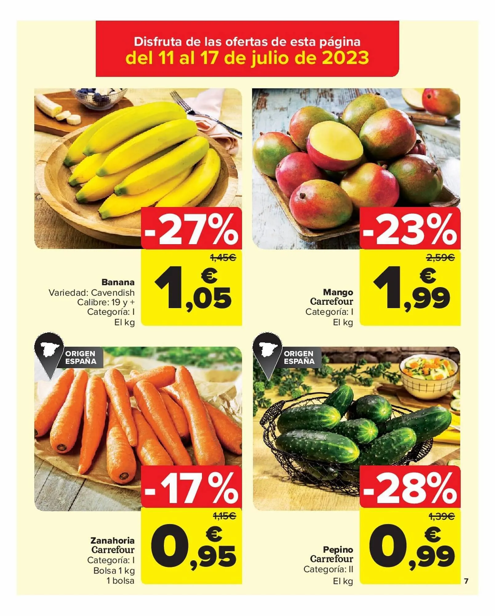 Catálogo de Folleto Carrefour 11 de julio al 26 de julio 2023 - Página 7