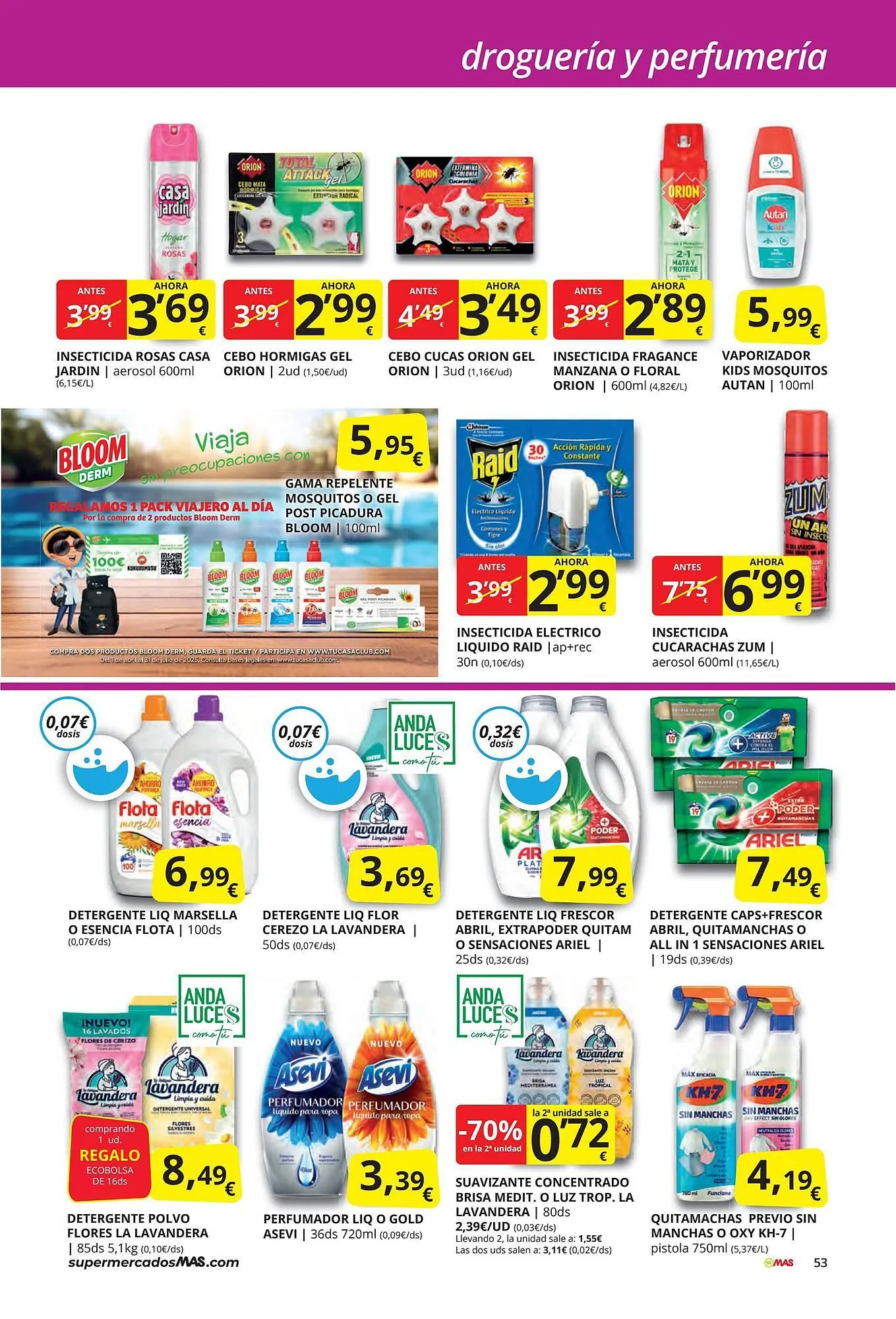 Catálogo de Folleto Supermercados MAS 30 de mayo al 26 de junio 2025 - Página 53