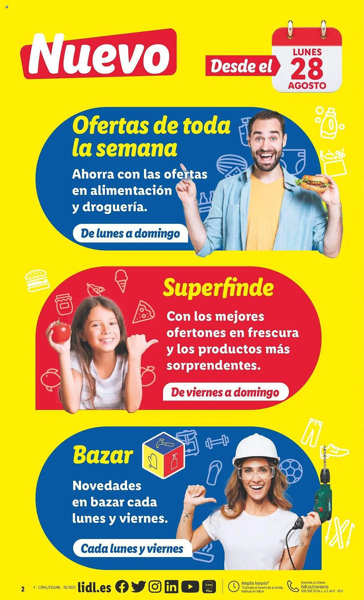 Catálogo de Folleto Lidl 28 de agosto al 3 de septiembre 2023 - Página 2