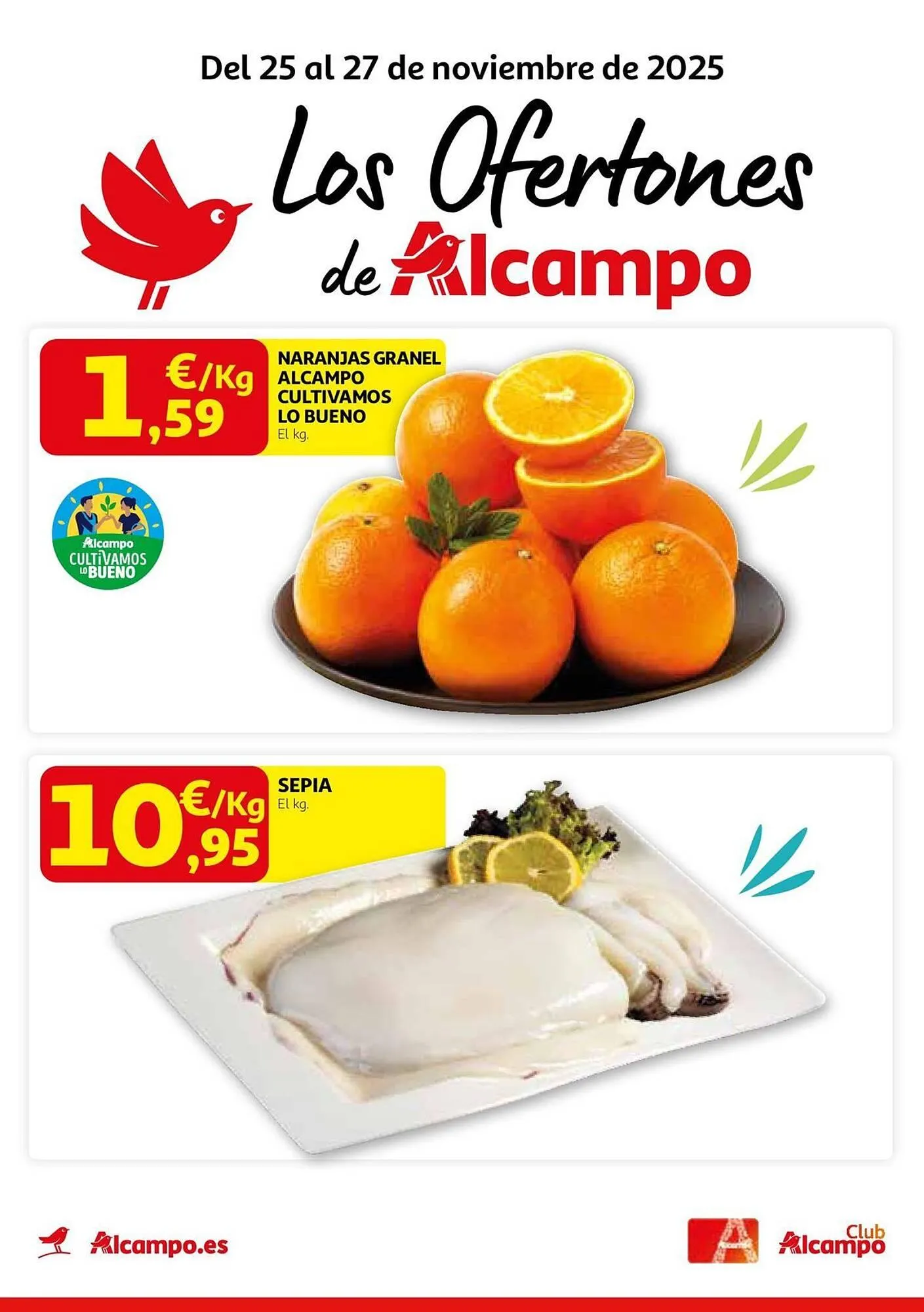 Catálogo de Folleto Alcampo 25 de noviembre al 27 de noviembre 2025 - Página 1