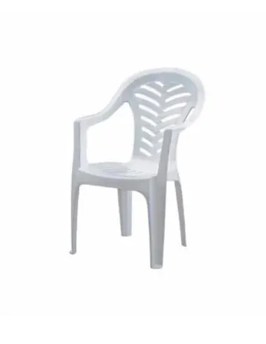 Sillón Palma Blanco Resina Resol