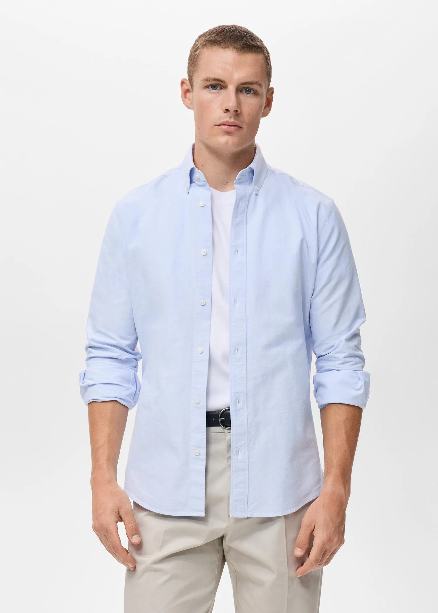 Camisa 100% algodón Oxford