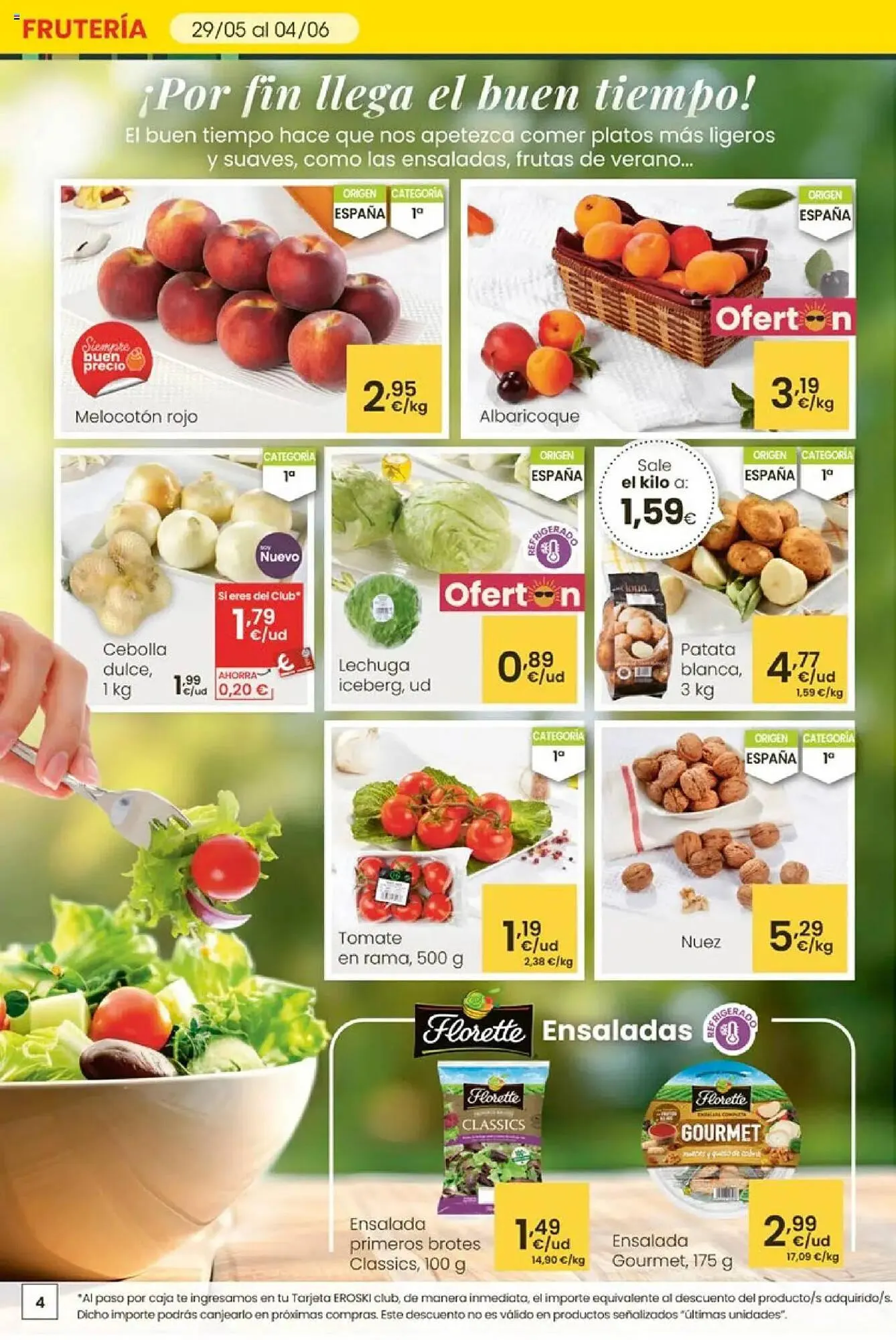 Catálogo de Folleto Eroski 29 de mayo al 10 de junio 2025 - Página 4