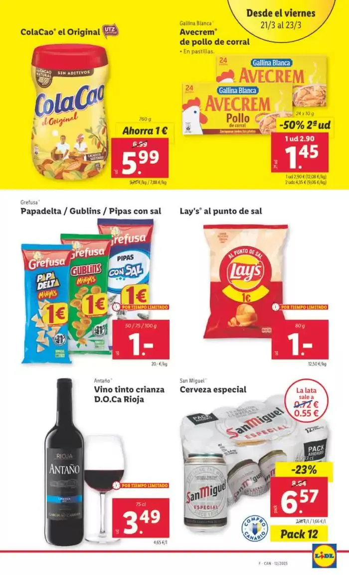 Catálogo de № 1 PRECIO - Ofertas válidas del 17/03 al 23/03 17 de marzo al 23 de marzo 2025 - Página 27