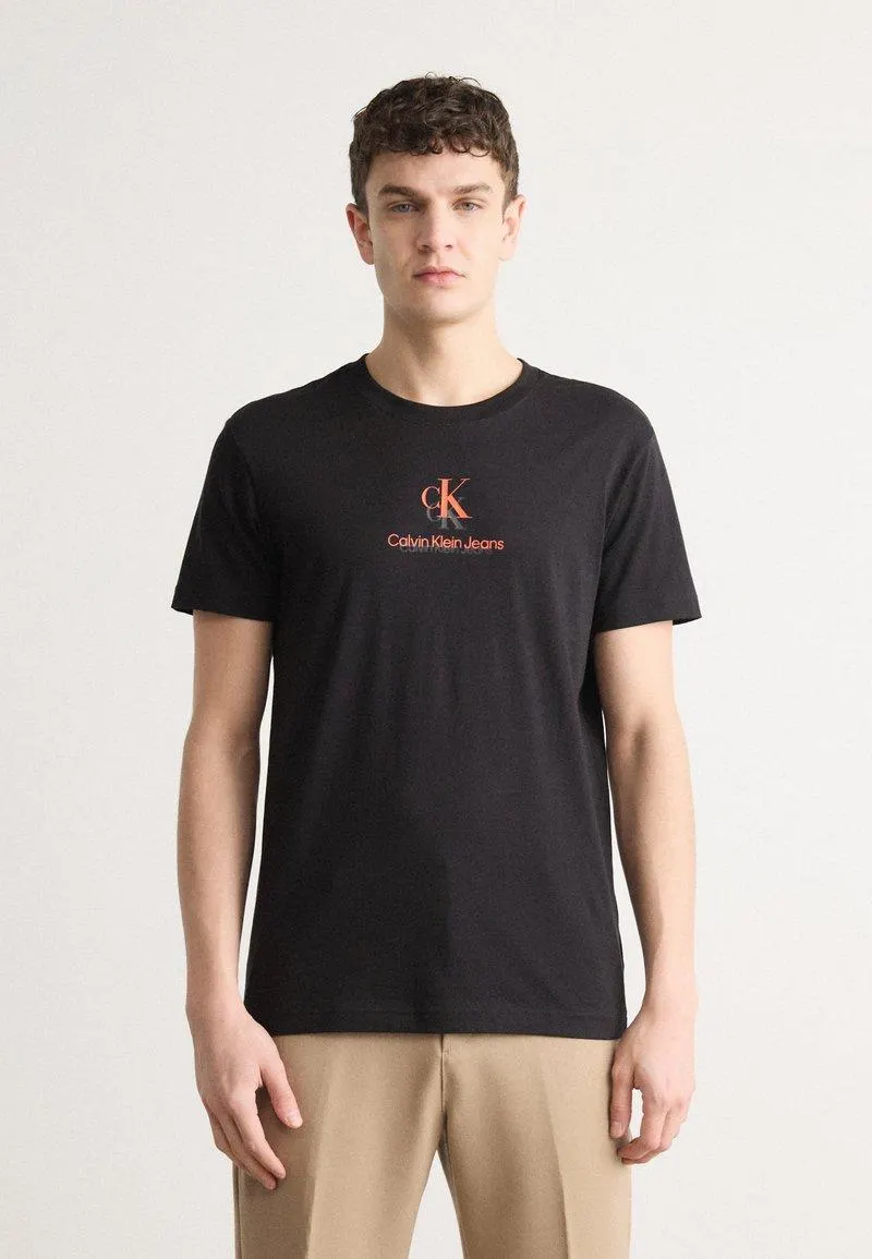 SHADOW LOGO TEE - Camiseta estampada - black