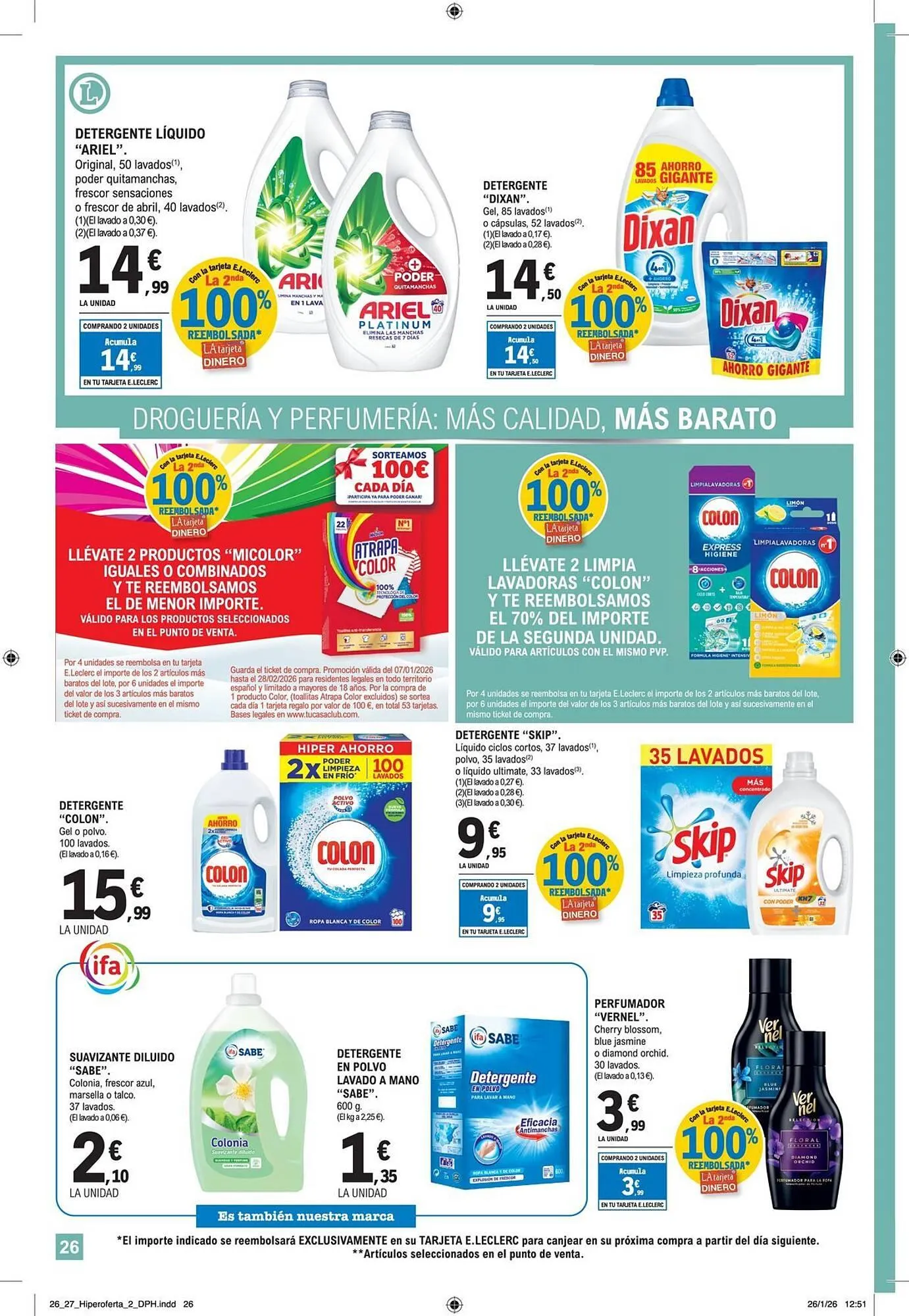 Catálogo de Catálogo E.Leclerc 4 de febrero al 15 de febrero 2026 - Página 26