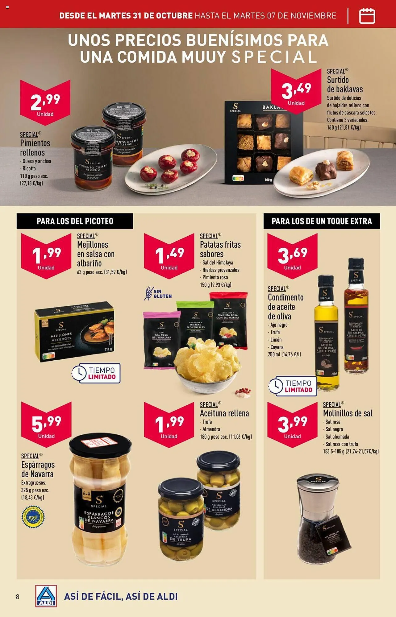 Catálogo de Folleto ALDI 31 de octubre al 7 de noviembre 2023 - Página 8