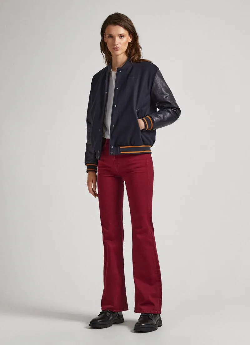 PANTALONES DENIM FIT FLARE