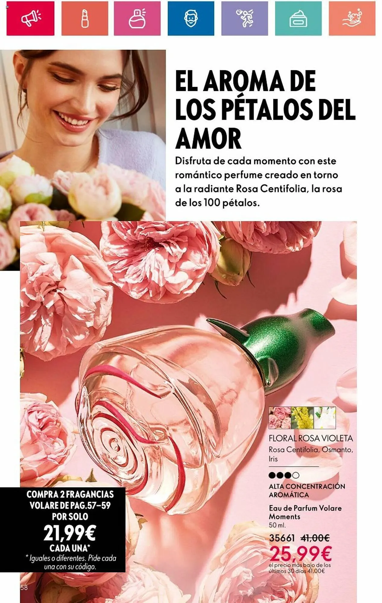 Catálogo de Folleto Oriflame 7 de mayo al 27 de mayo 2024 - Página 58