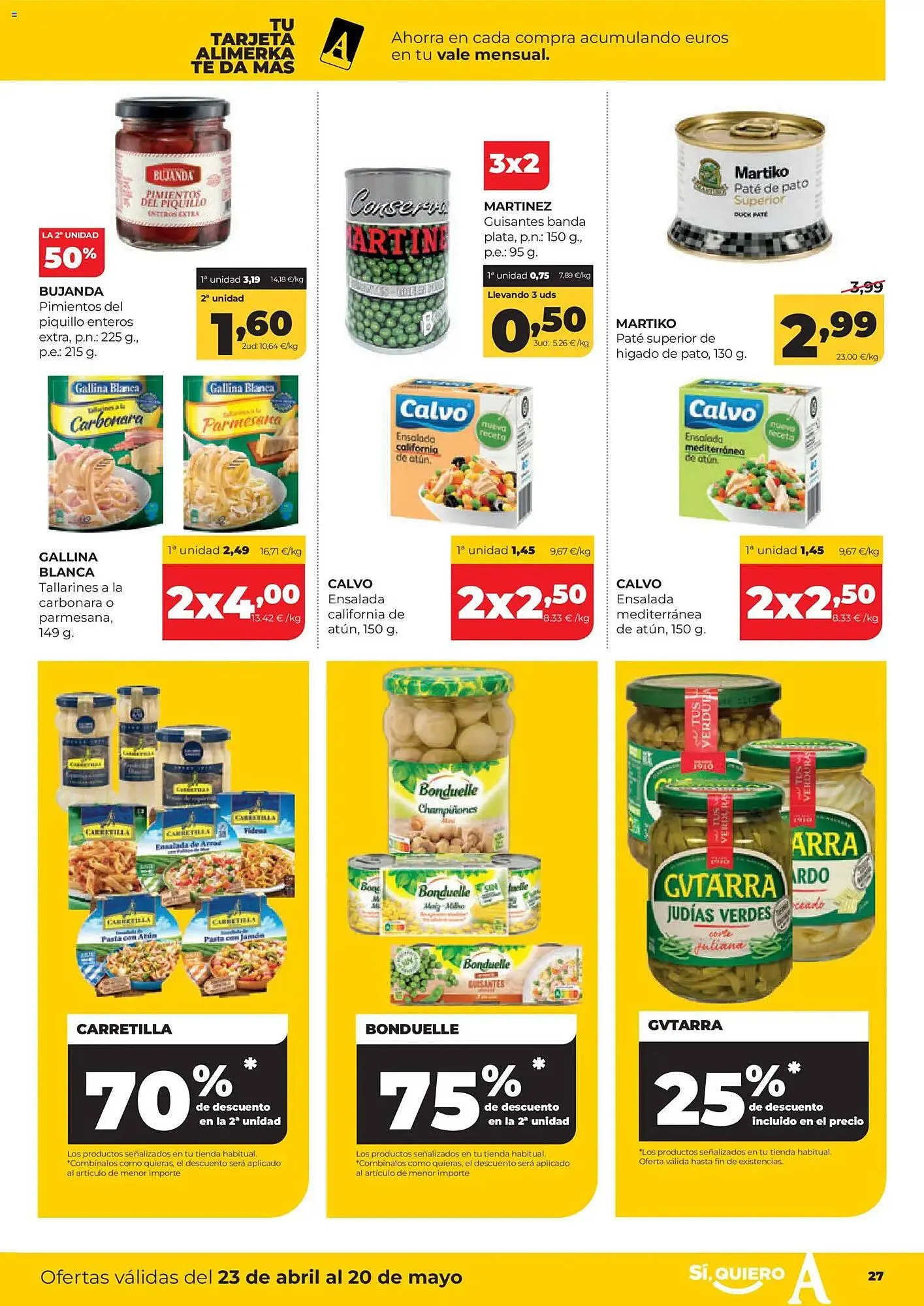 Catálogo de Folleto Alimerka 23 de abril al 20 de mayo 2026 - Página 29