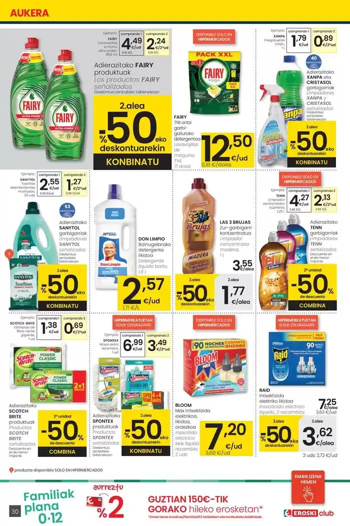 Catálogo de AUKERA OFERTA HIPERMERKATUAK EROSKI 15 de mayo al 27 de mayo 2025 - Página 30
