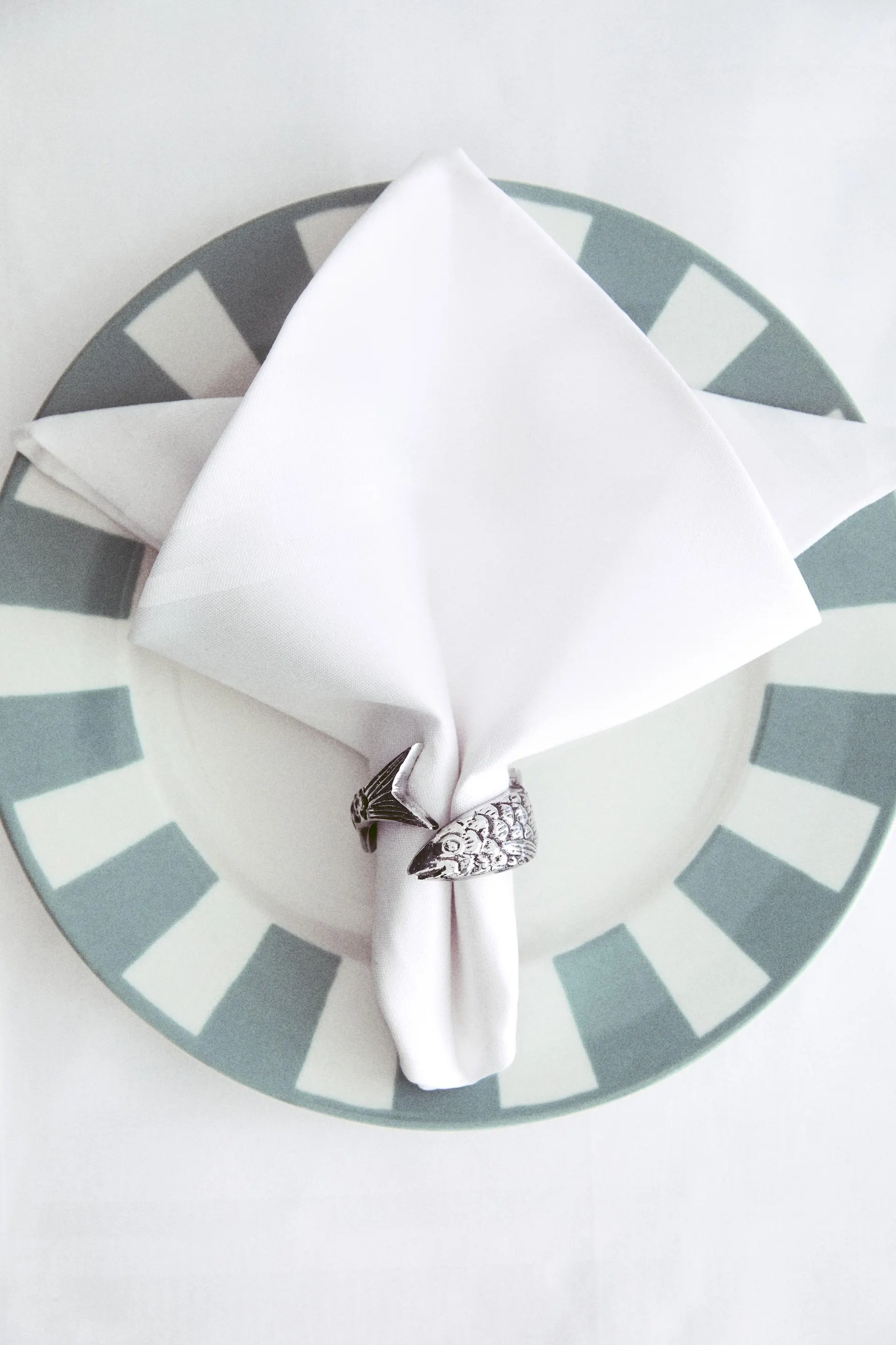 Pack de 2 servilleteros en forma de pez