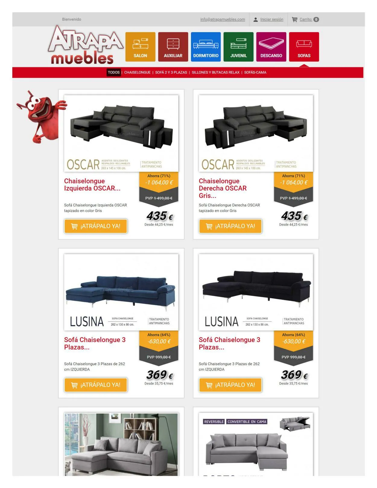 Catálogo de Atrapamuebles Oferta actual 26 de octubre al 8 de noviembre 2023 - Página 1