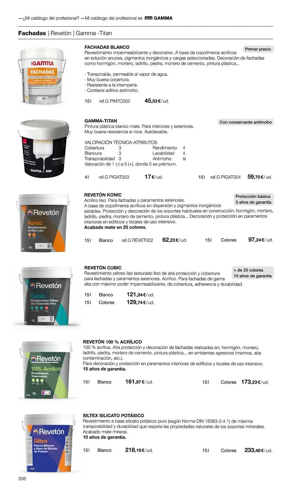 Catálogo de Folleto Grup Gamma 1 de febrero al 31 de diciembre 2023 - Página 308