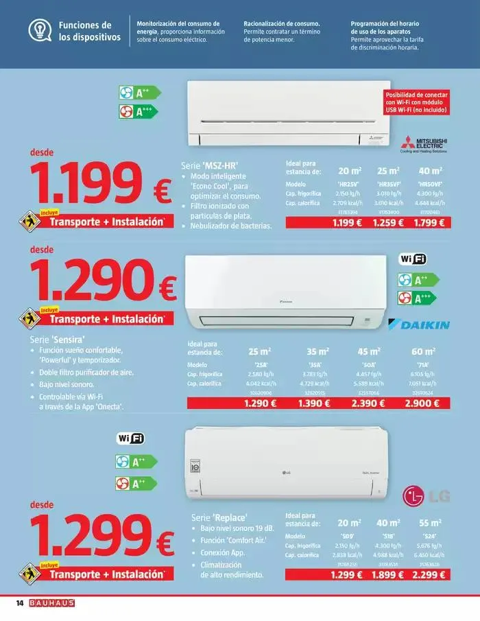Catálogo de Clima. Soluciones de climatización  9 de abril al 9 de mayo 2025 - Página 14