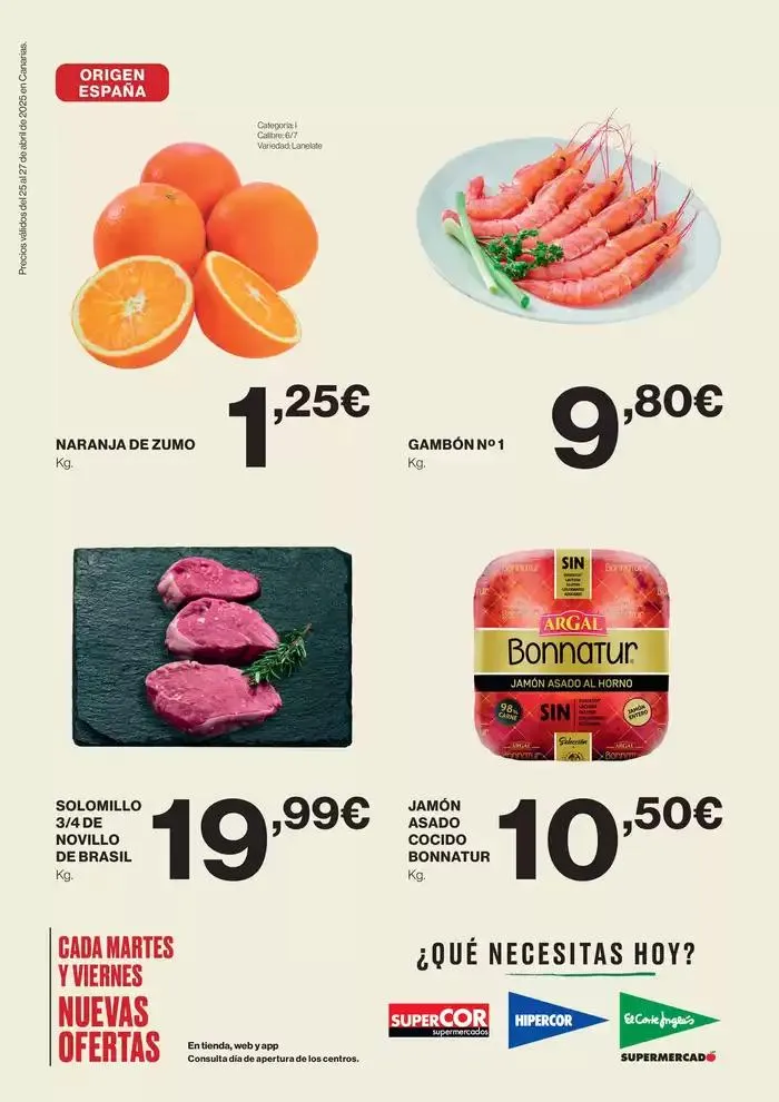 Catálogo de Precios válidos del 25 al 27 de abril de 2025 en Canarias 25 de abril al 27 de abril 2025 - Página 2