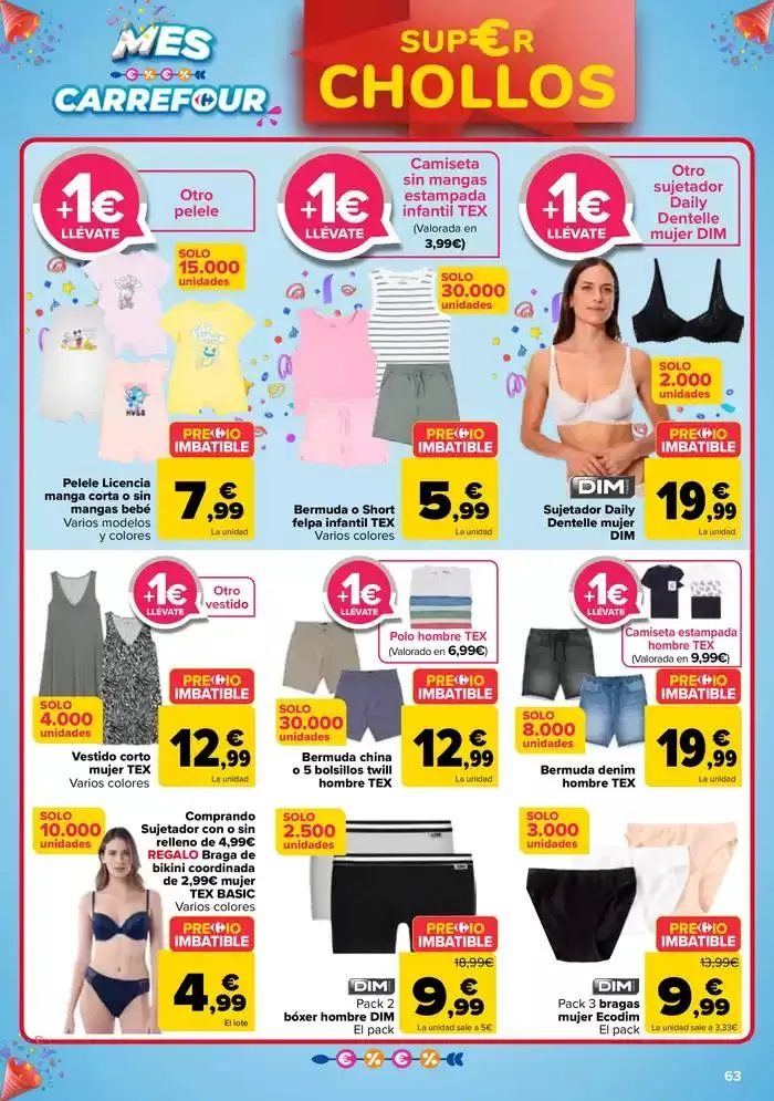 Catálogo de 50% QUE VUELVE + 2ªUD. AL -50% 13 de mayo al 26 de mayo 2025 - Página 63