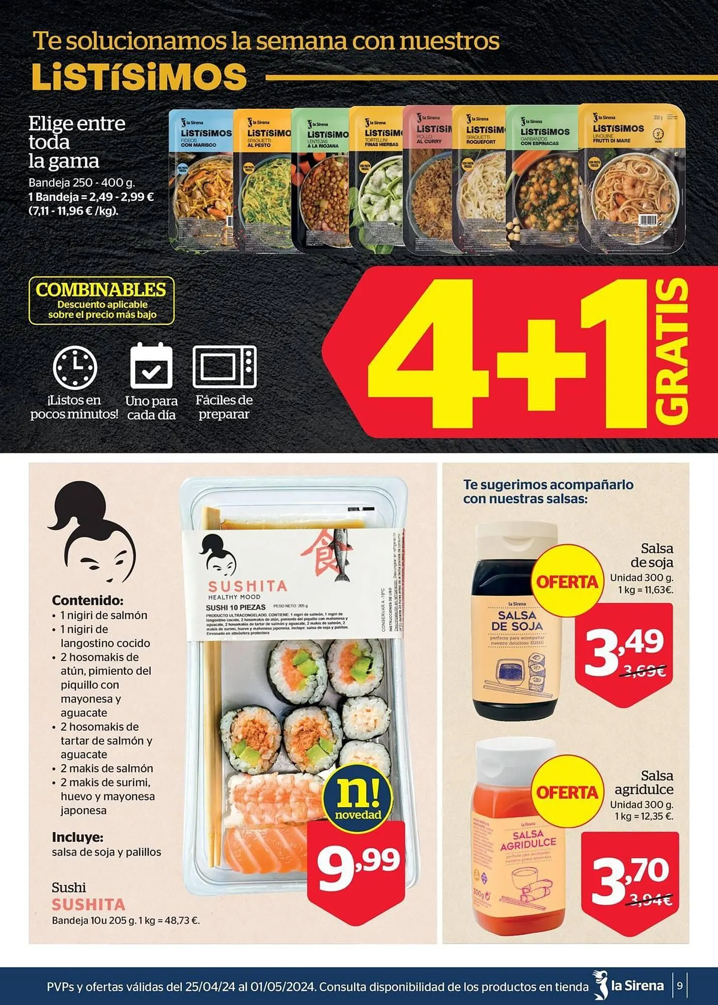 Catálogo de Folleto La Sirena 25 de abril al 1 de mayo 2024 - Página 9