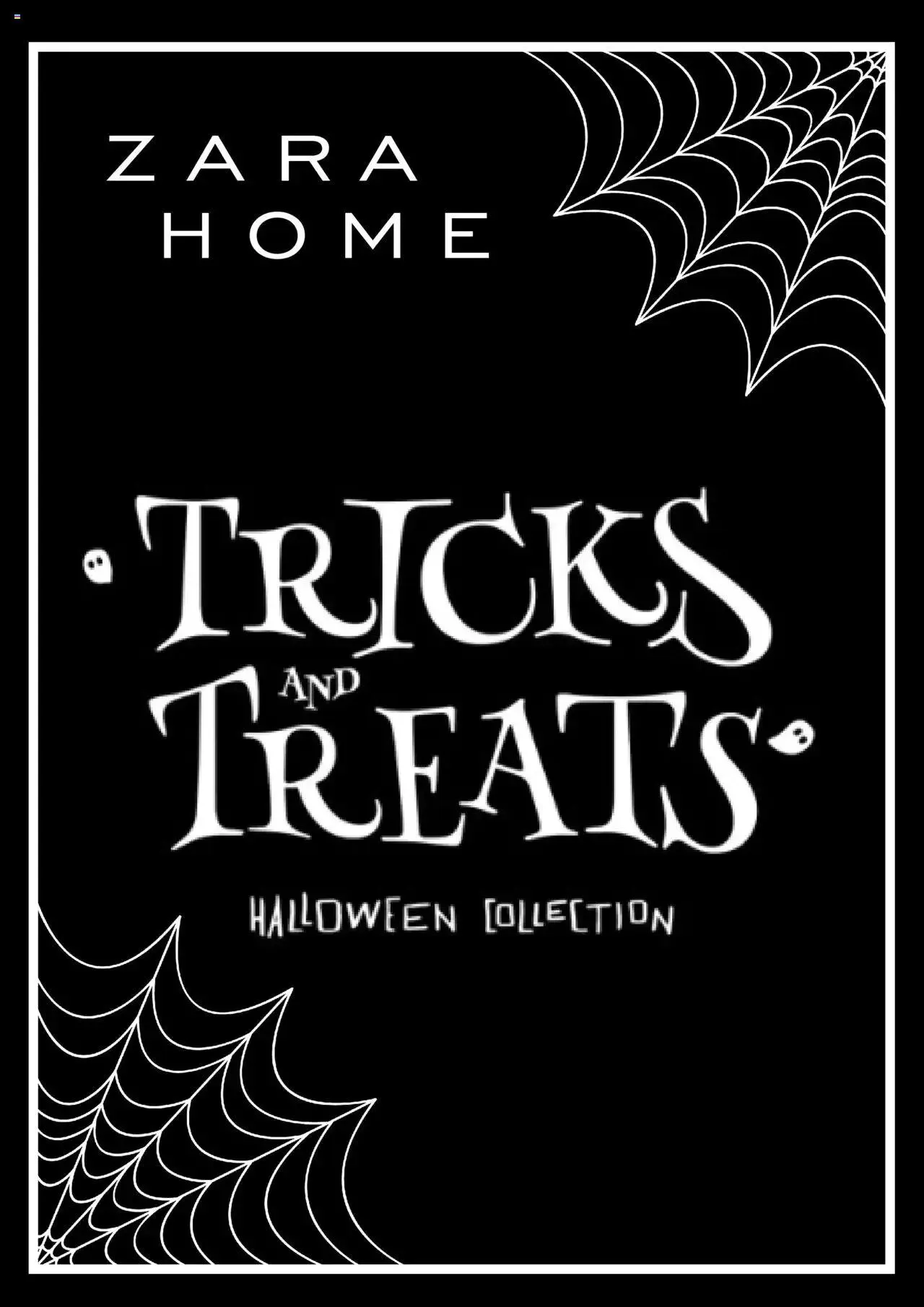 Catálogo de Zara Home folleto Halloween 29 de septiembre al 31 de diciembre 2023 - Página 1