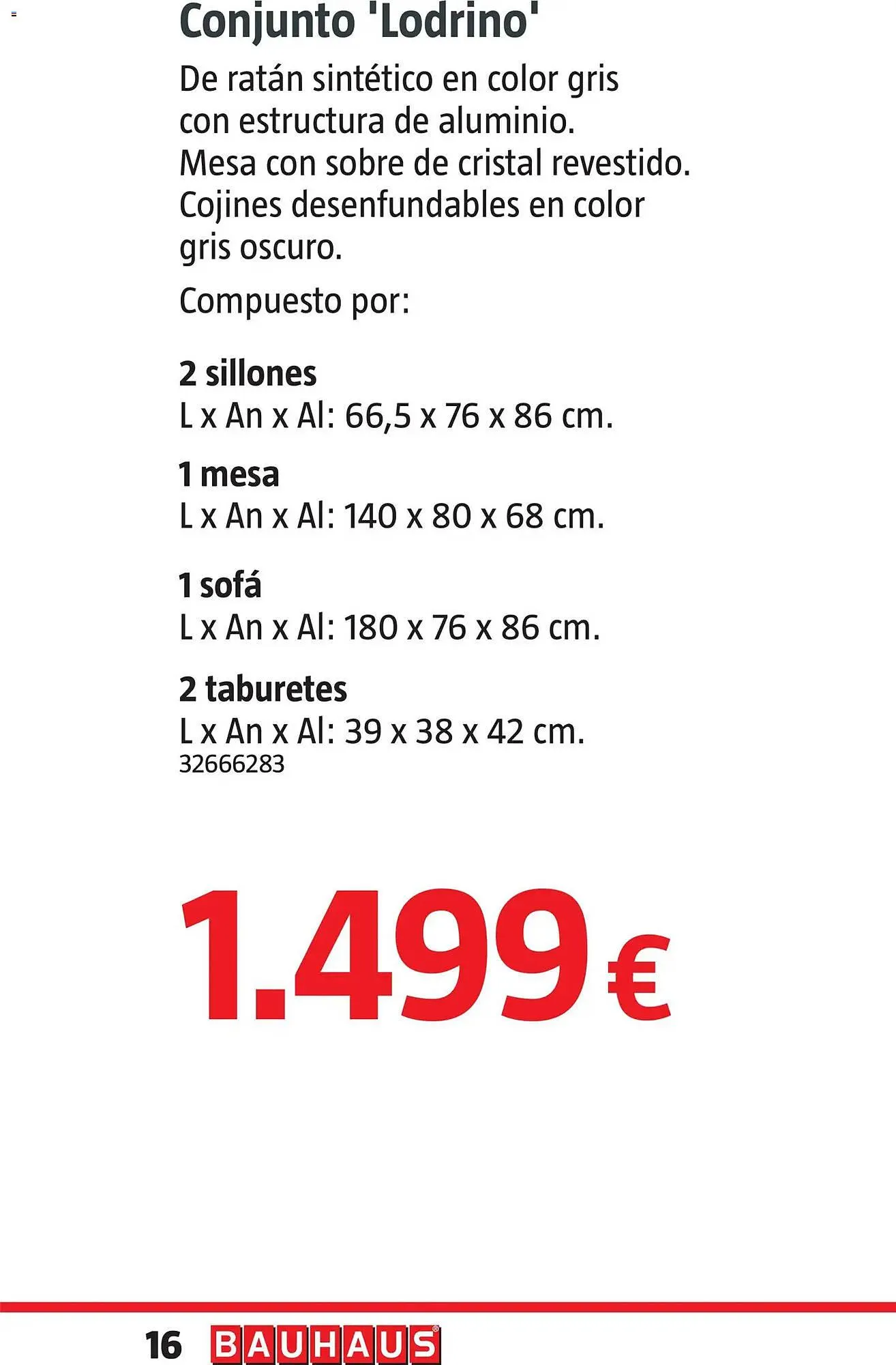 Catálogo de Catálogo Bauhaus 16 de marzo al 17 de abril 2026 - Página 16