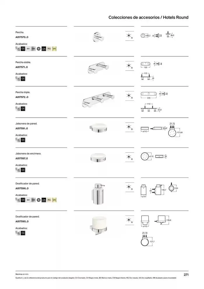 Catálogo de Colecciones de Baño, Muebles y Accesorios 9 de enero al 31 de diciembre 2025 - Página 273