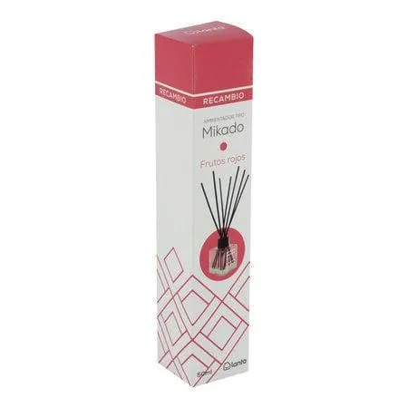 Ambientador tipo mikado Lanta 50ml recambio frutos rojos