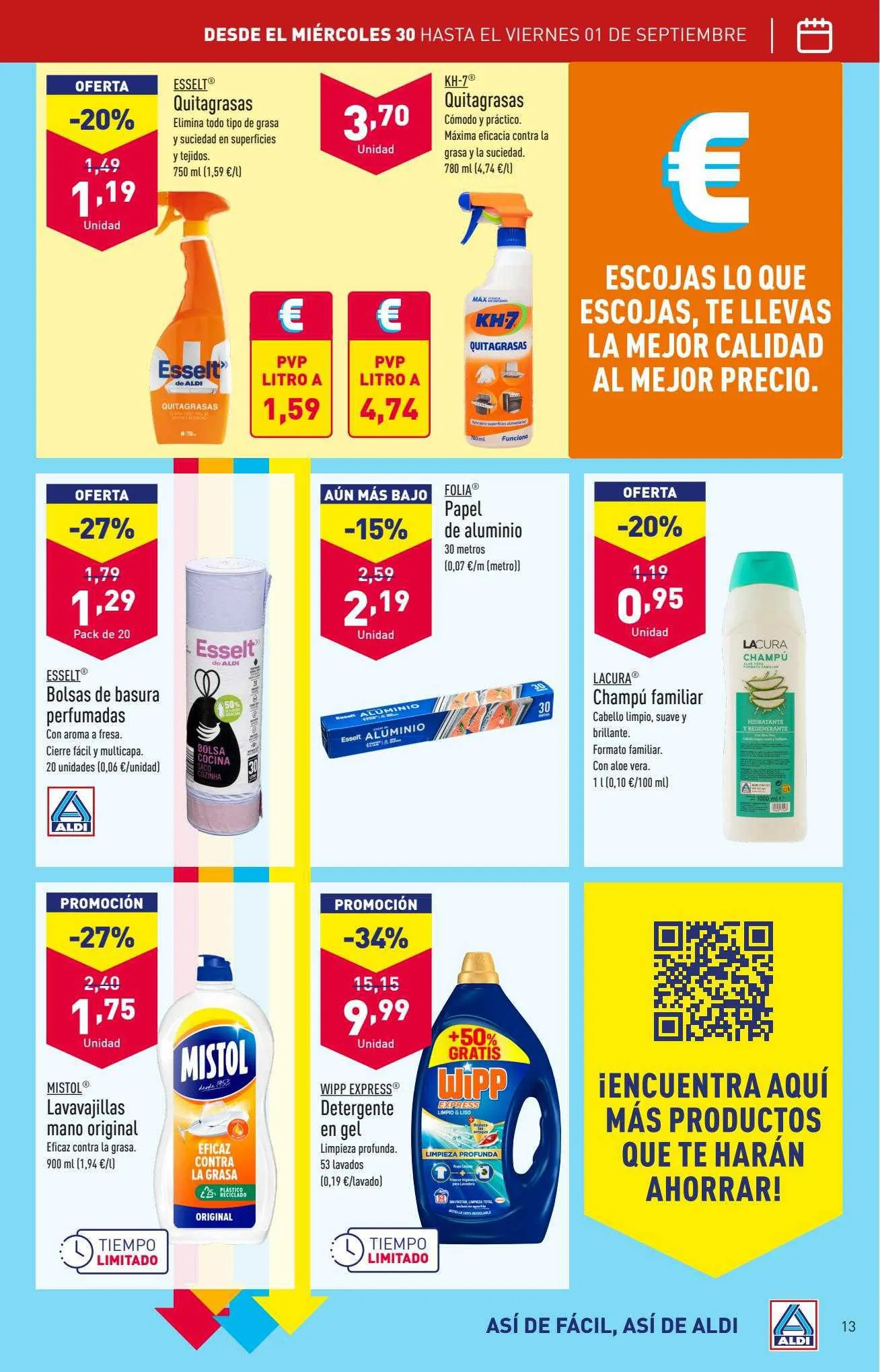 Catálogo de ALDI Folleto 28 de agosto al 3 de septiembre 2023 - Página 13