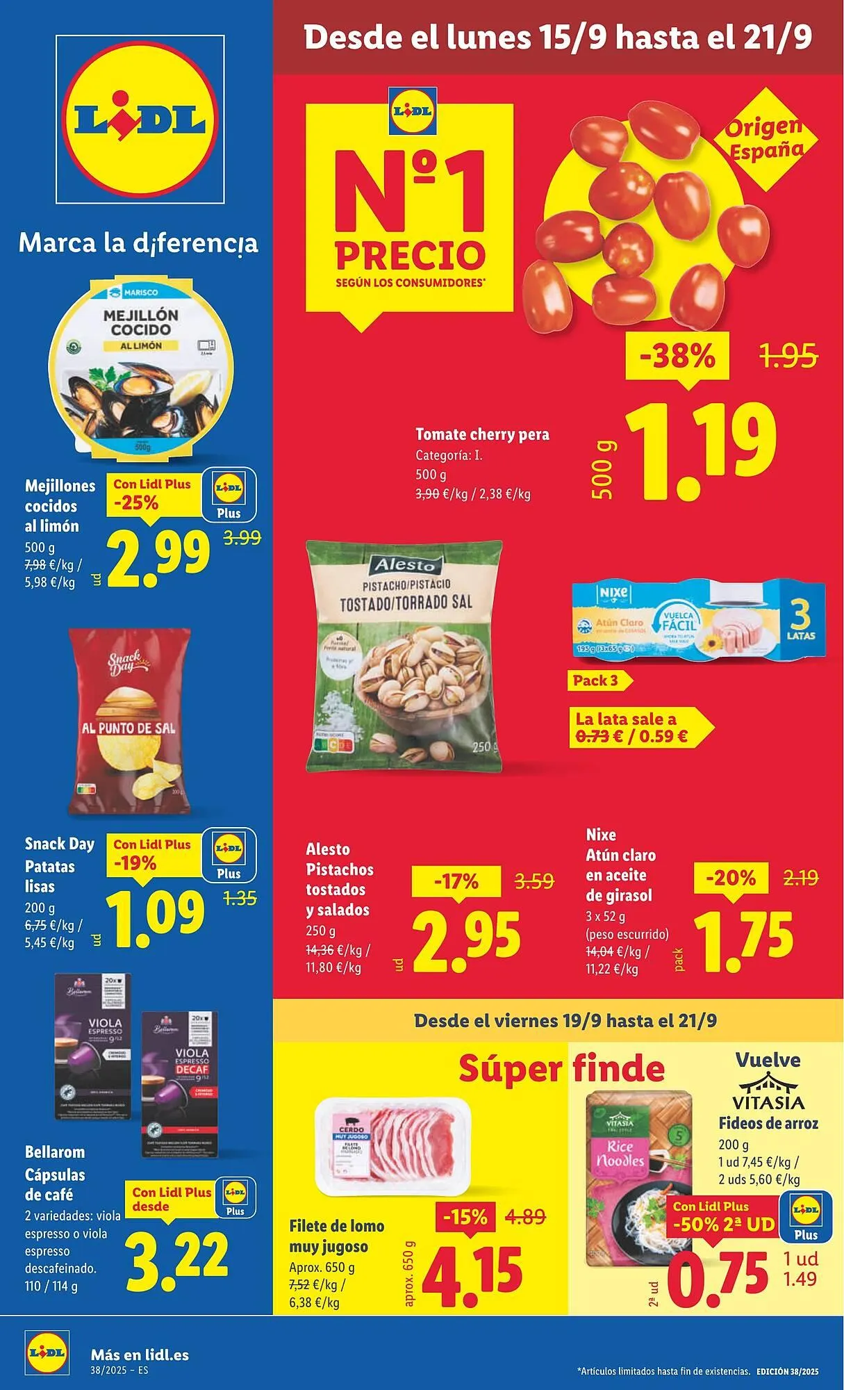 Catálogo de Catálogo Lidl 15 de septiembre al 21 de septiembre 2025 - Página 1