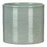 MACETERO CILINDRO RALLADO VERDE