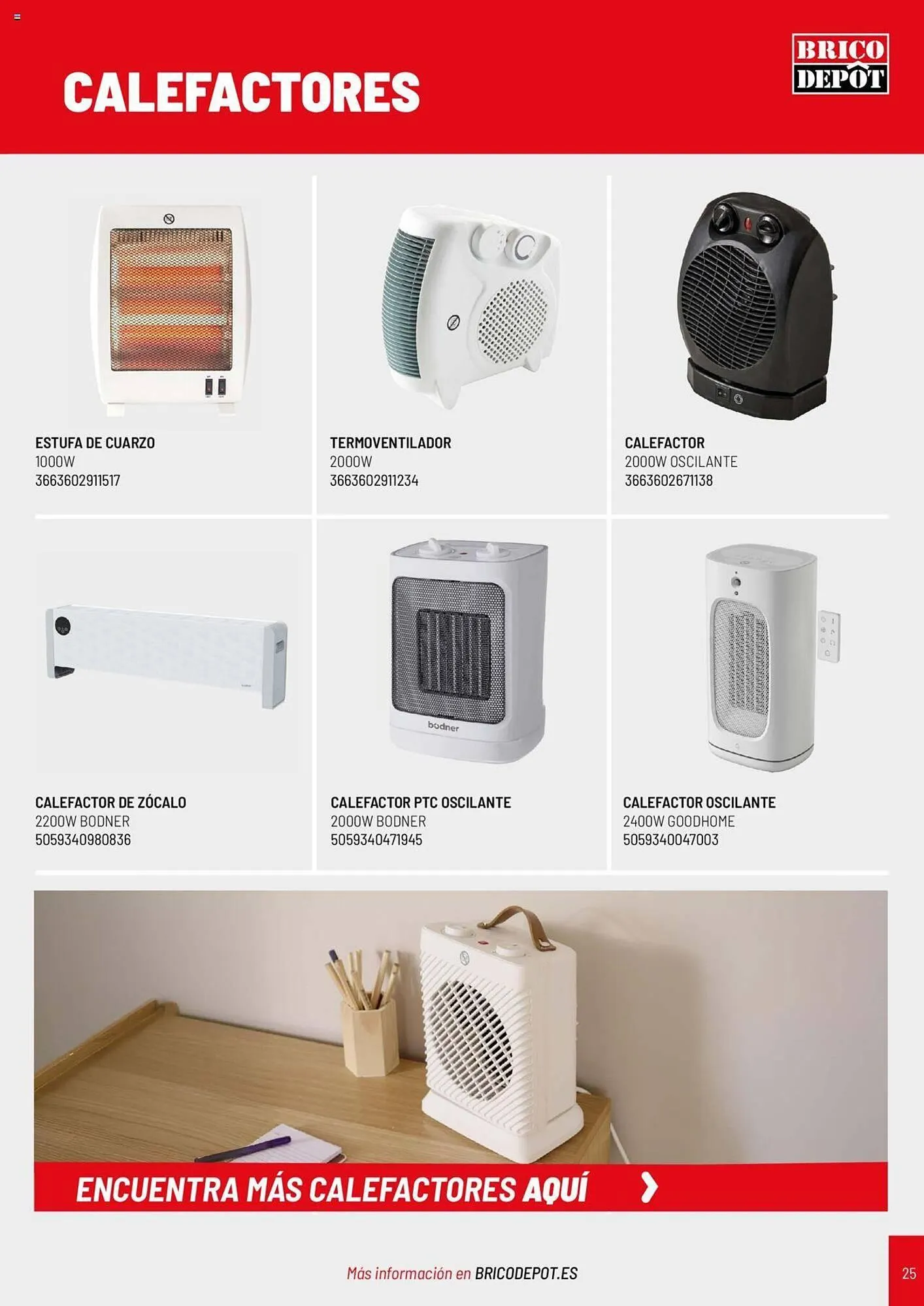 Catálogo de Folleto Brico Depôt 22 de octubre al 31 de marzo 2025 - Página 25