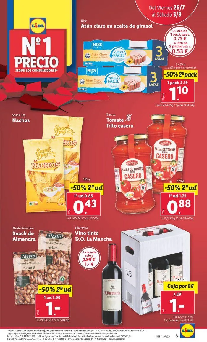 Catálogo de Catálogo Lidl 26 de julio al 3 de agosto 2024 - Página 3