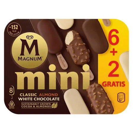 Helado Magnum mini 6+2 uds