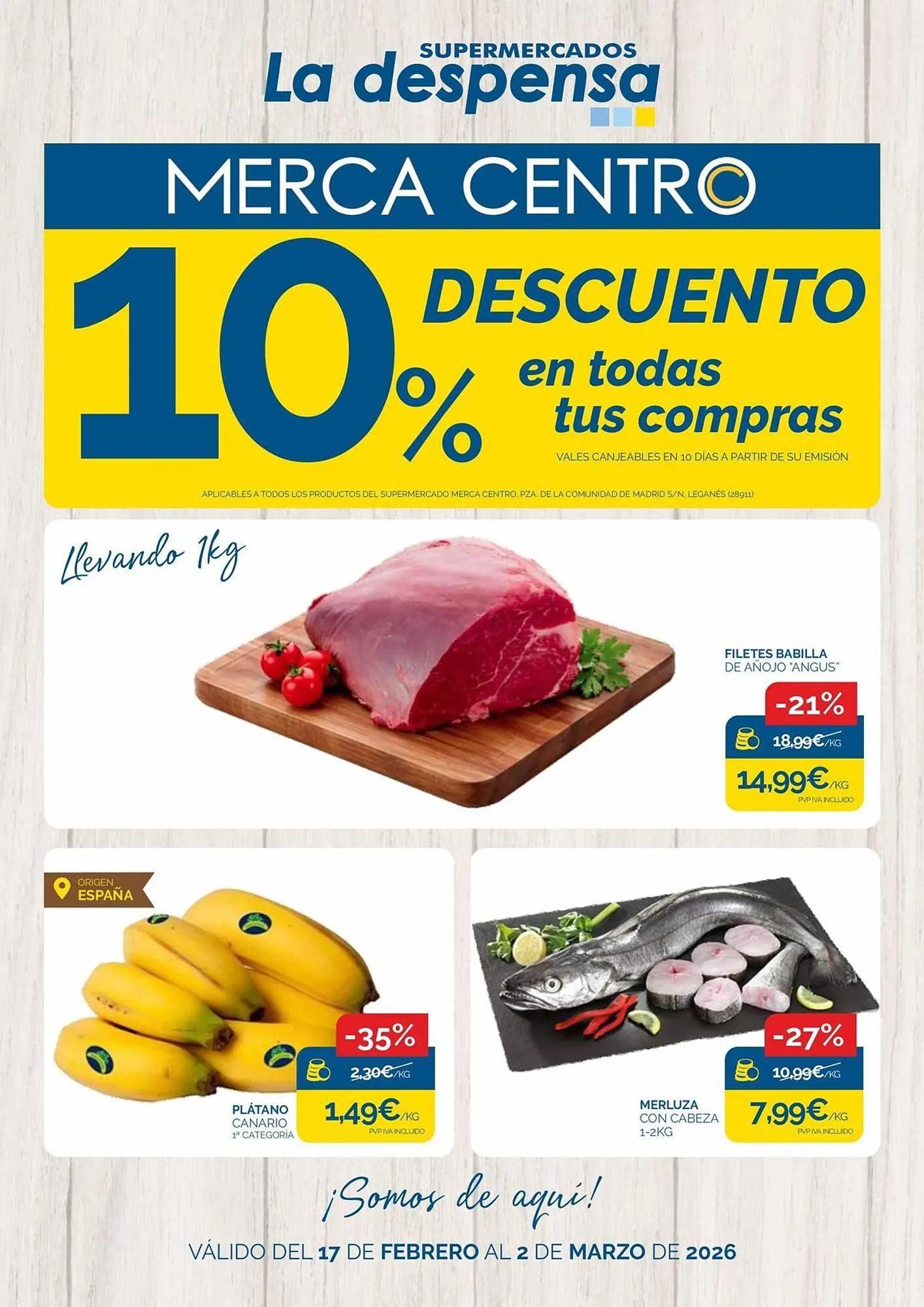 Catálogo de Folleto Supermercados La Despensa 17 de febrero al 2 de marzo 2026 - Página 1