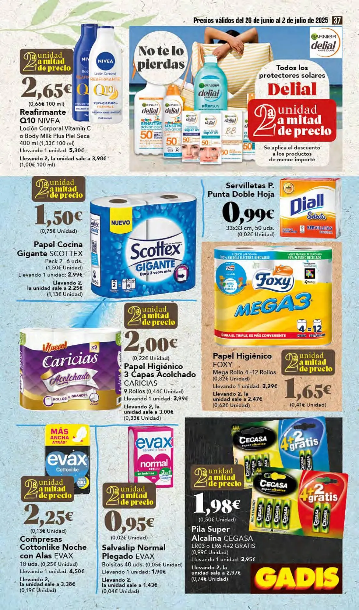 Catálogo de Folleto Gadis 26 de junio al 2 de julio 2025 - Página 37