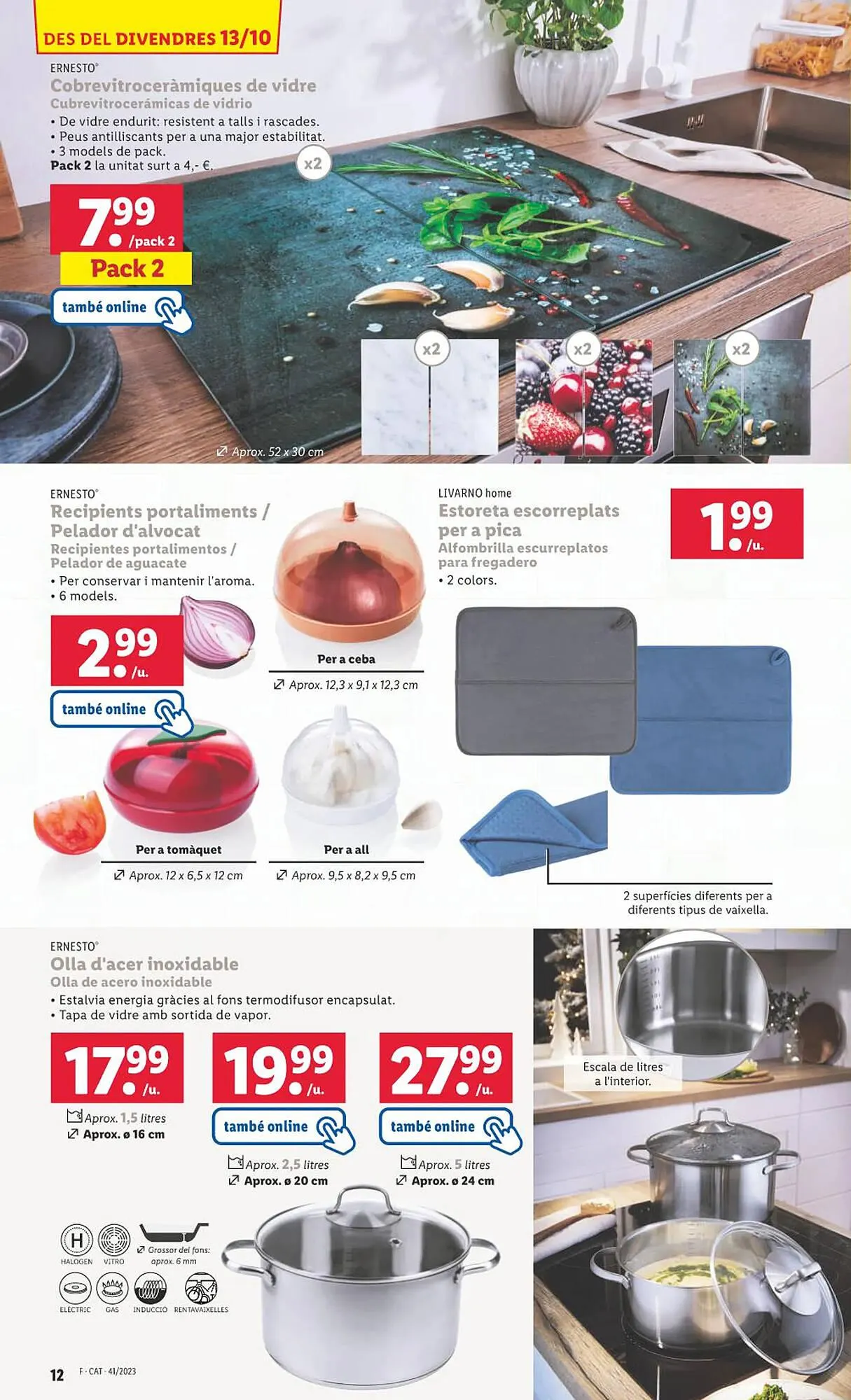 Catálogo de Folleto Lidl 2 de octubre al 16 de octubre 2023 - Página 12