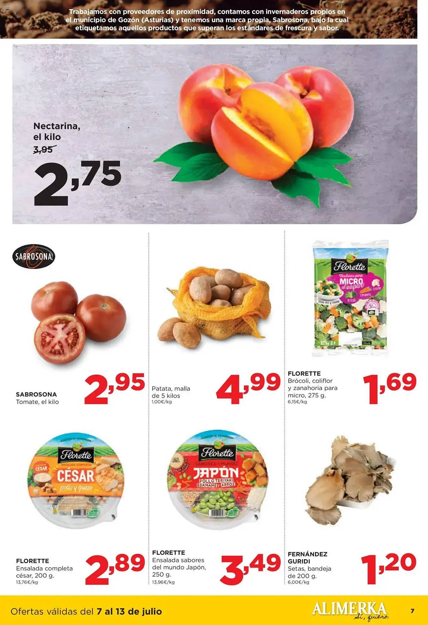 Catálogo de Folleto Alimerka 7 de julio al 13 de julio 2025 - Página 7